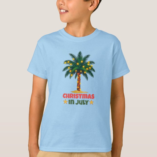 T-shirt Noël en juillet (Devant)