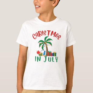 T-shirt Noël En Juillet