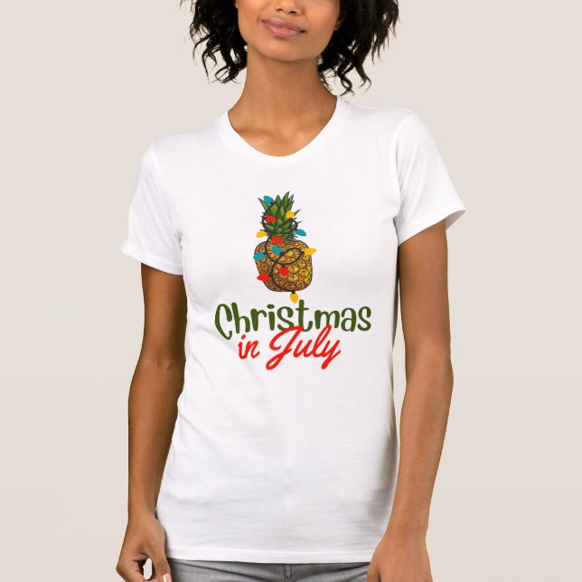 T-Shirt Noël en Juillet (Devant)
