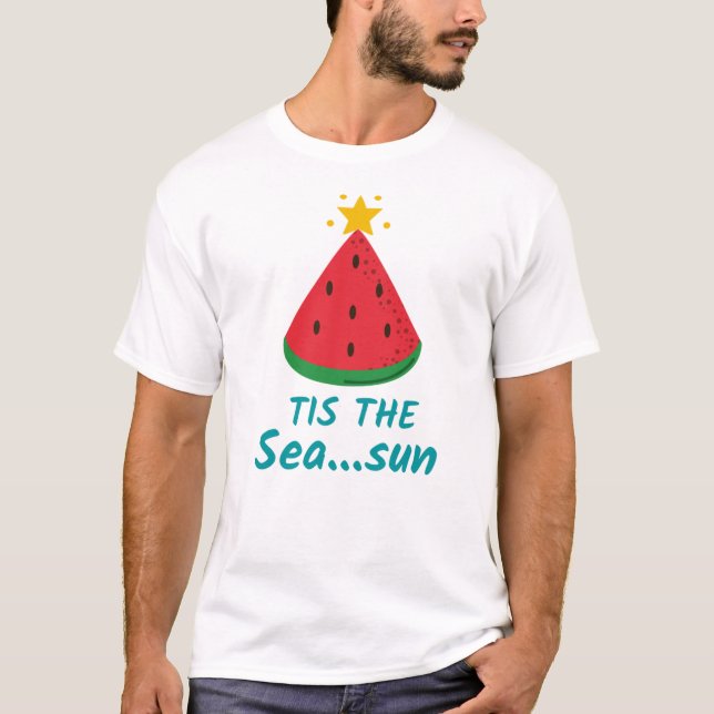 T-SHIRT NOËL EN JUILLET CETTE SAISON (Devant)