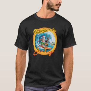T-shirt Noël En Juillet Chemise   Chemise de Noël tropical