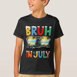 T-shirt Noël en juillet Hommes Garçons Enfants Bruh C'est 