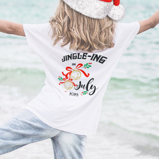 T-shirt Noël en juillet Jingle-ing en juillet Jingle-Bells