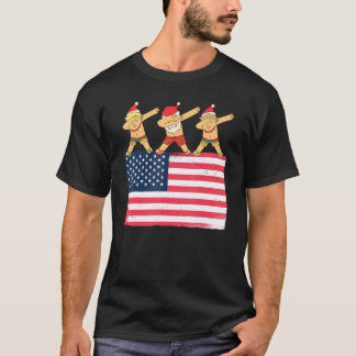 T-shirt Noël En Juillet Père Noël Elf Hawaiian Summer Dabb