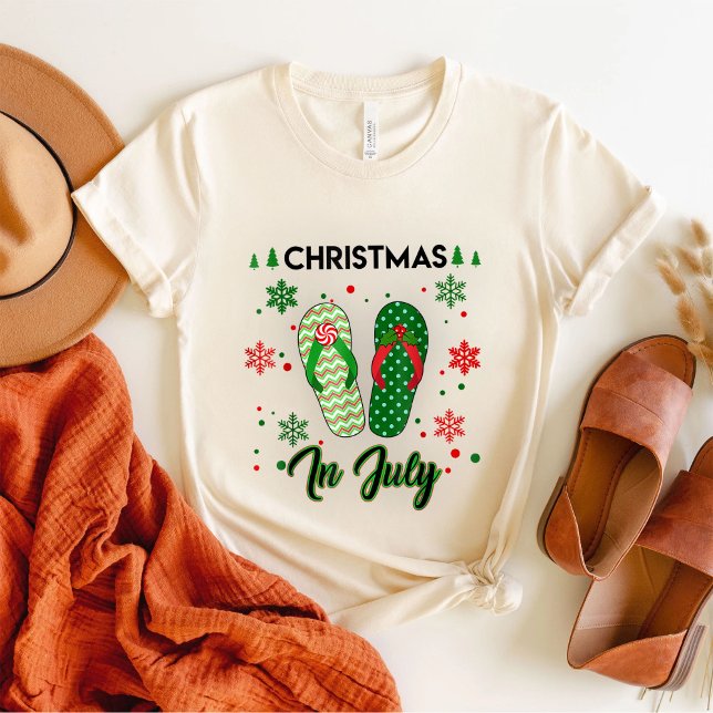 T-shirt Noël En Juillet Père Noël Surf Hawaii Hommes Été (Créateur téléchargé)