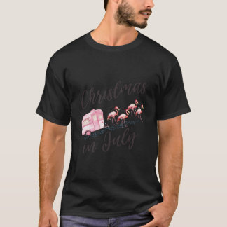 T-shirt Noël En Juillet Vacances Lunettes de soleil Santa