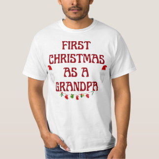 T-shirt Noël en tant que grand-père, Nouveau cadeau papa,