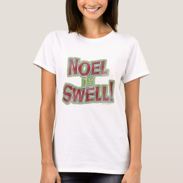 T-shirt Noel est la neige drôle Noël Slogan de Noël (Devant)
