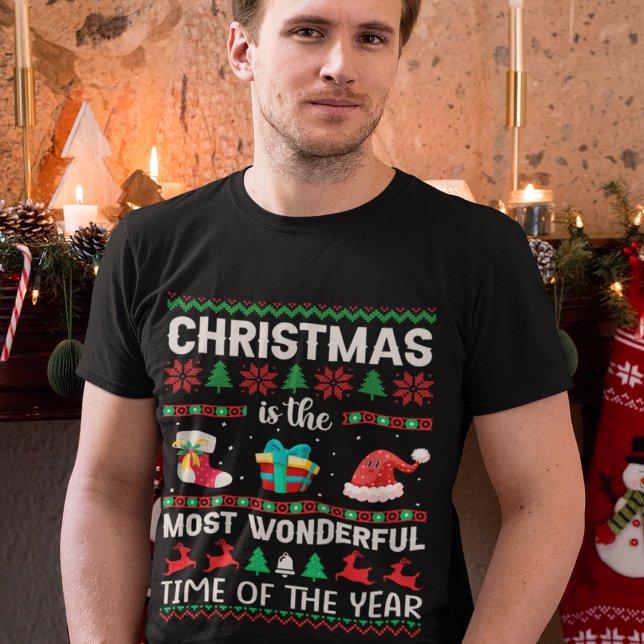 T-shirt Noël est le moment le plus merveilleux pour les ho (Créateur téléchargé)