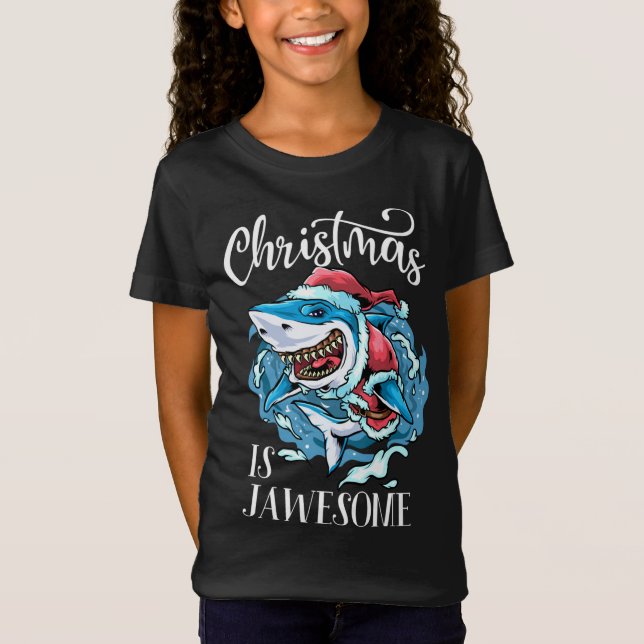 T-Shirt Noël est magnifique grand requin blanc Père Noël C