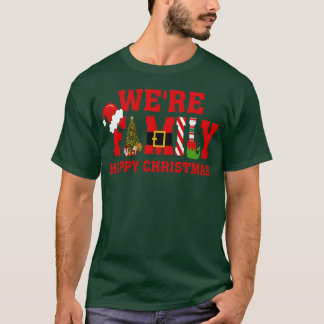 T-shirt Noël Étaient Famille Joyeux Noël Vêtements cadeau