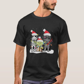T-shirt Noël-Étoiles Funny Père Noël Sci Fi Wars-Noël Fête