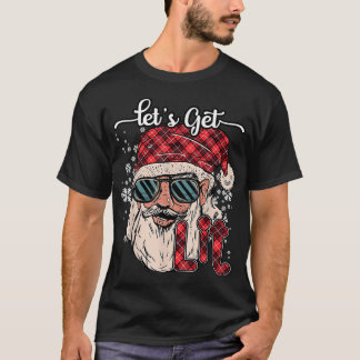 T-shirt Noël Faisons Lit Drôle Père Noël Xmas Hommes Femme