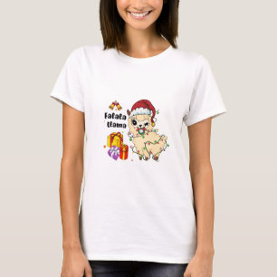 T-shirt Noël Falala Llama