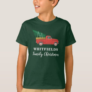 T-shirt Noël Famille Coutume Allumette Fils