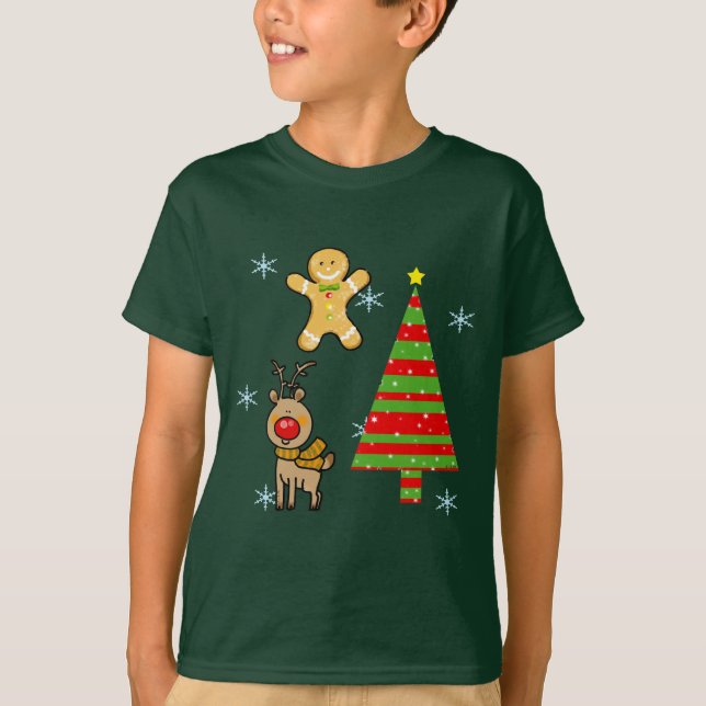 T-shirt Noël festif (Devant)