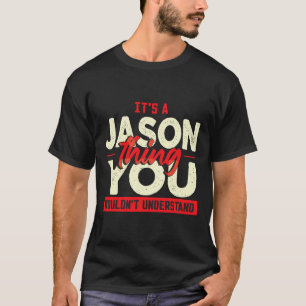 T-shirt Noël Fête des Pères Anniversaire Nom Jason