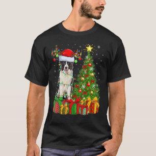 T-shirt Noël Fête Père Noël Berger Australien Chien Noël