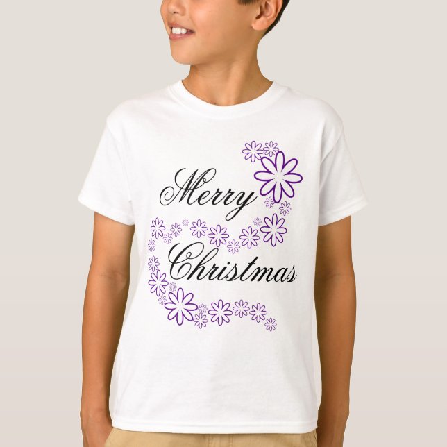 T-shirt Noël Flocon de Neige (Devant)