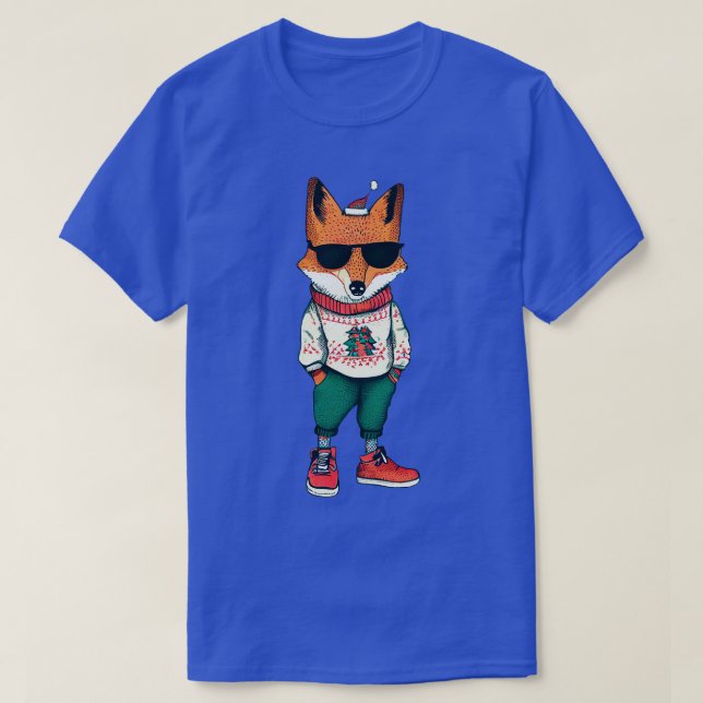 T-shirt Noël Fox (Design devant)