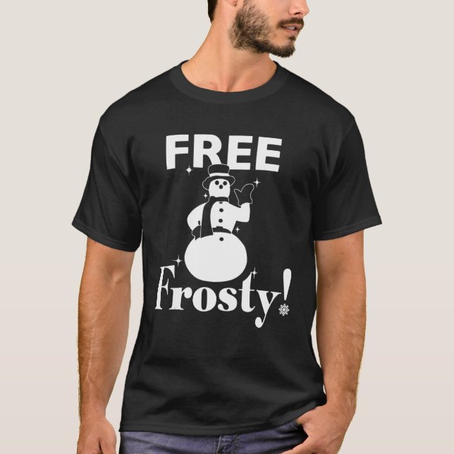 T-shirt Noël Frosty gratuit (Devant)