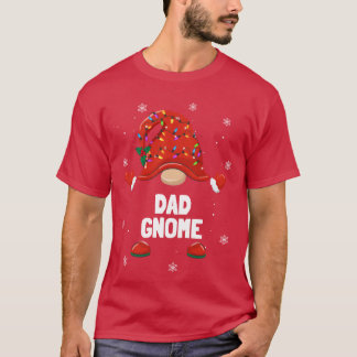 T-shirt Noël Gnome Papa Gnome Famille cadeau de Noël