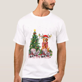 T-shirt Noël Golden Retriever