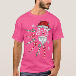 T-shirt Noël Gpa Claus Gpa Beauté Candy