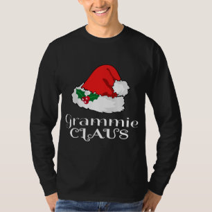 T-shirt Noël Grammie Claus Correspondant Pyjama Santa Chap