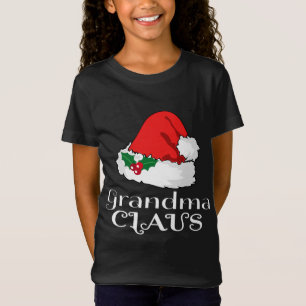 T-Shirt Noël Grand-mère Claus Correspondant Pyjama Santa C