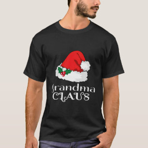 T-shirt Noël Grand-mère Claus Correspondant Pyjama Santa C