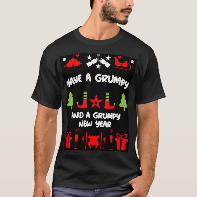 T-shirt Noël grincheux (Devant)