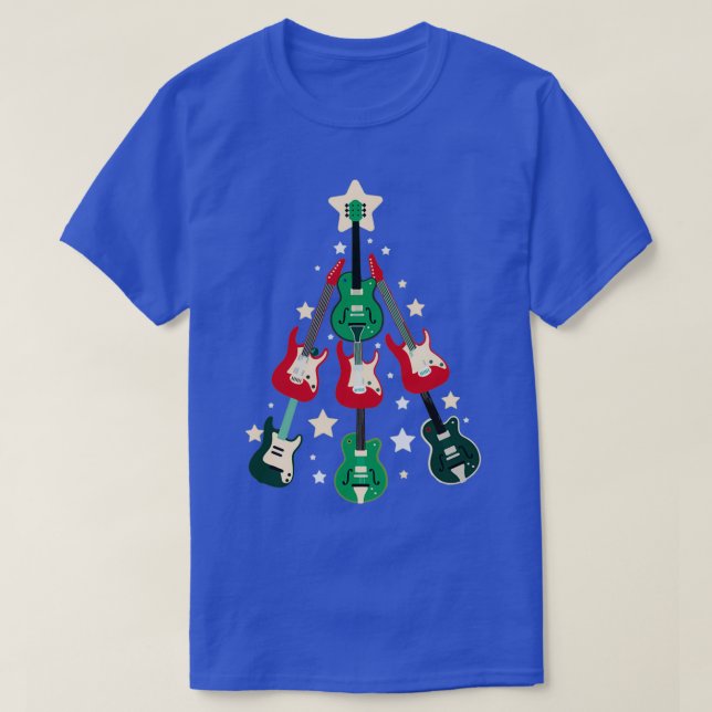 T-shirt Noël guitare (Design devant)