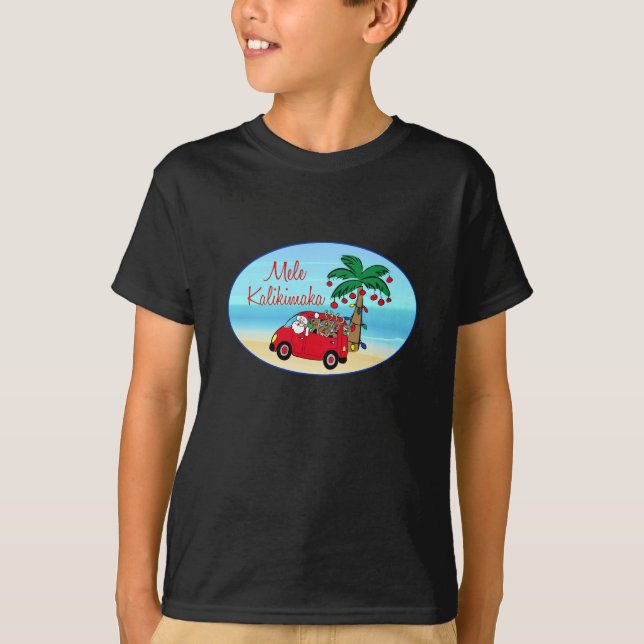 T-shirt Noël hawaïen (Devant)