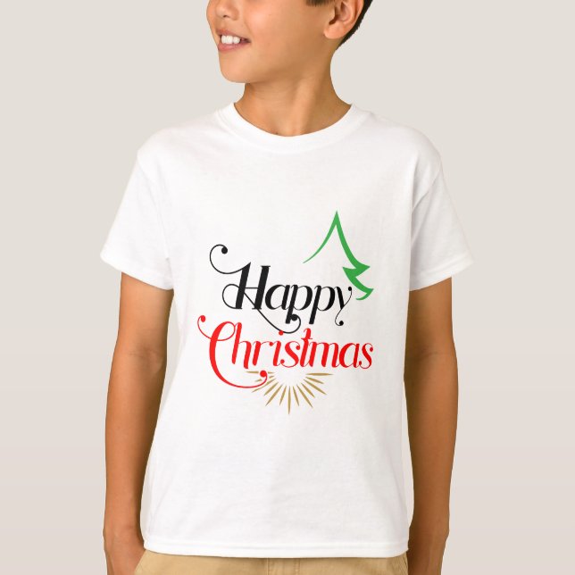 T-shirt Noël heureux (Devant)