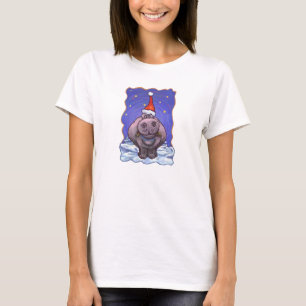 T-shirt Noël Hippopotame