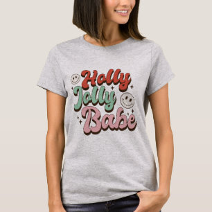 T-shirt Noël Holly Jolly Babe