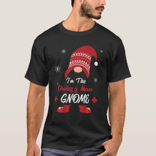 T-shirt Noël Je Suis L'Urologie Infirmière Gnome Infirmièr