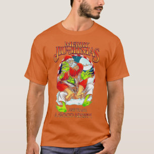 T-shirt Noël Jiu Jitsu Merry Jiu jitmas 
