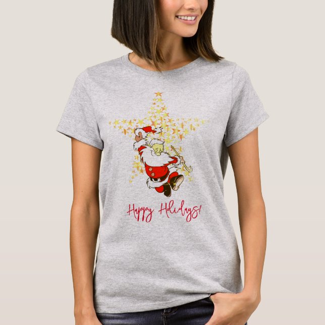 T-shirt Noël Joy Père Noël (Devant)