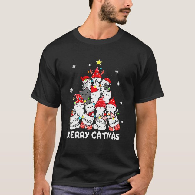 T-shirt Noël Joyeux Noël Arbre de Noël Drôle Amoureux des  (Devant)