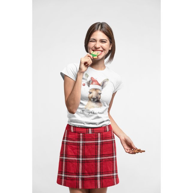 T-shirt Noël Kangaroo, personnalisable (Créateur téléchargé)
