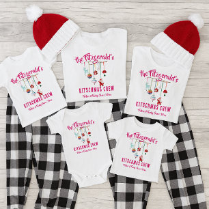 T-shirt Noël Kitsch   Fête de famille assortie