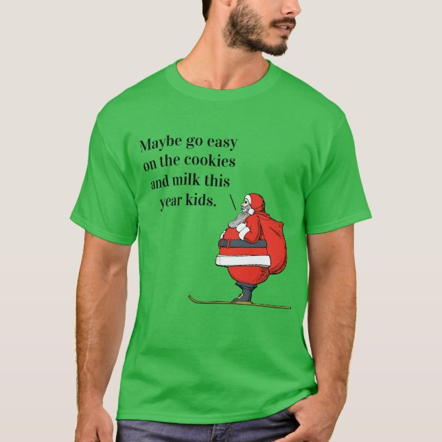 T-shirt Noël laid 3 de "gros Père Noël" (Devant)