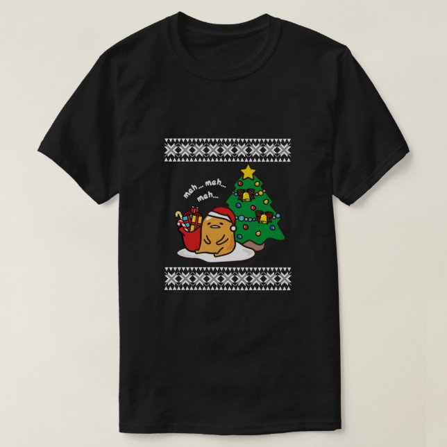 T-shirt Noël laid de Gudetama (Design devant)