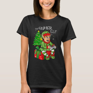 T-shirt Noël laid de l'Elf Jeu de Noël
