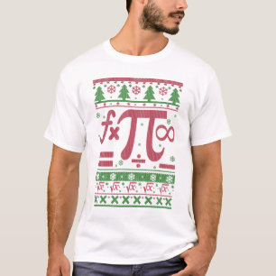 T-shirt Noël laid de maths