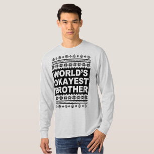 T-shirt Noël laid Sweate de chemise de frère d'Okayest d