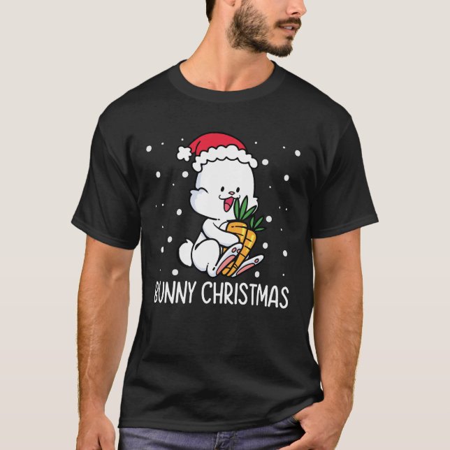 T-shirt Noël lapin (Devant)