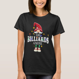 T-shirt Noël Les Billiards Gnome X mas Matching Pjs